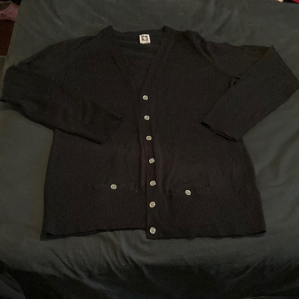 Silver button cardigan